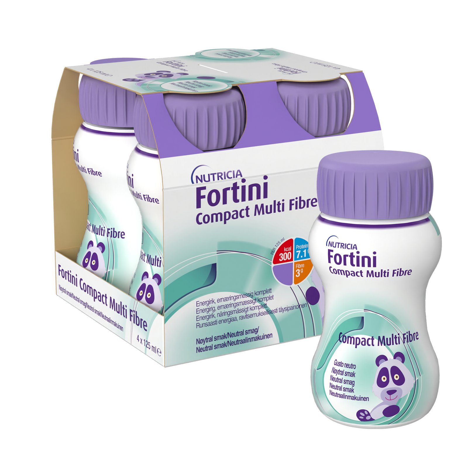 Fortini Compact Multi Fibre Neutral 4x125 ml