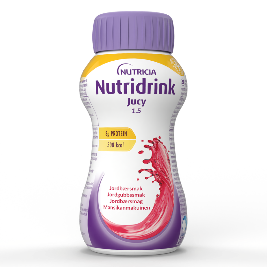 Nutridrink Jucy Jordgubbsmak 4 x 200 ml