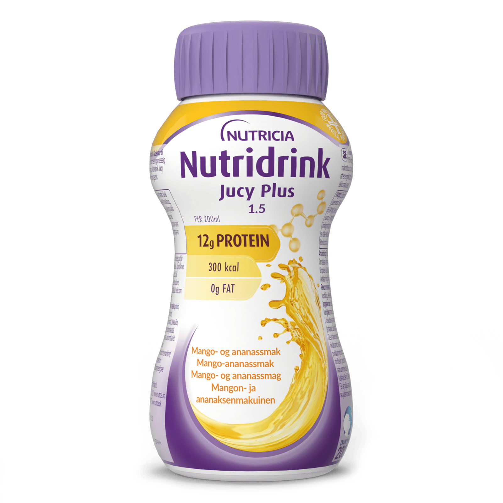 Nutridrink Jucy Plus Mango-Ananas 4x200 ml