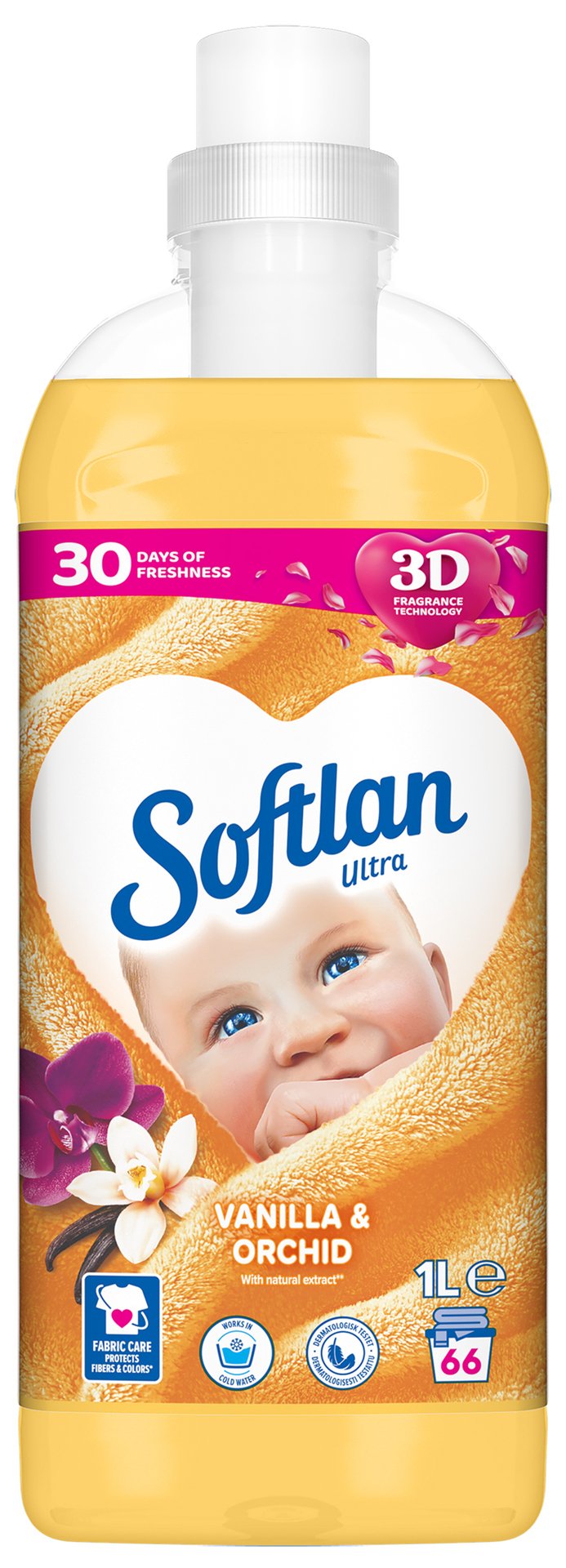 Softlan Sköljmedel Vanilla & Orchid 1 liter