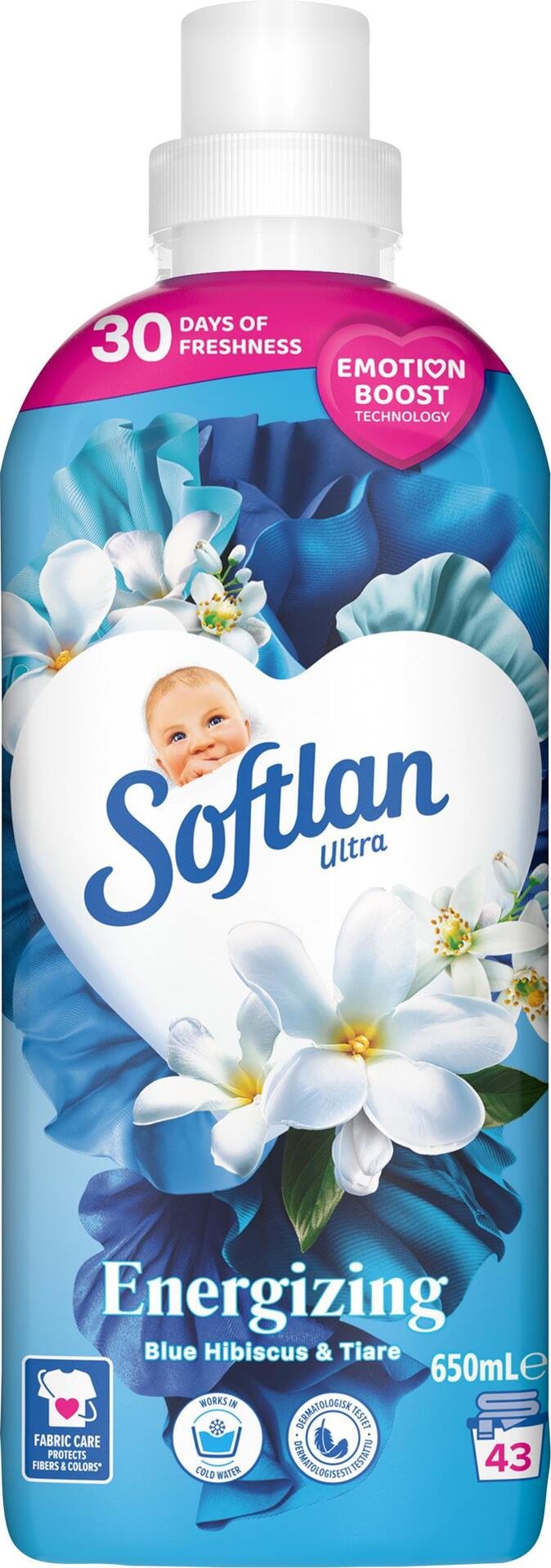 Softlan Sköljmedel Blue Hibiscus & Tiare 650 ml