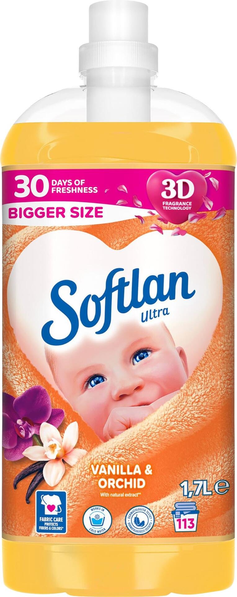 Softlan Sköljmedel Vanilla and Orchid 1700 ml