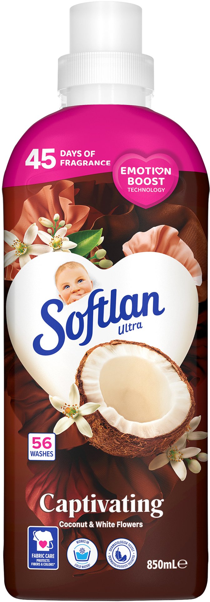 Softlan Sköljmedel Fresh Cotton White Flowers