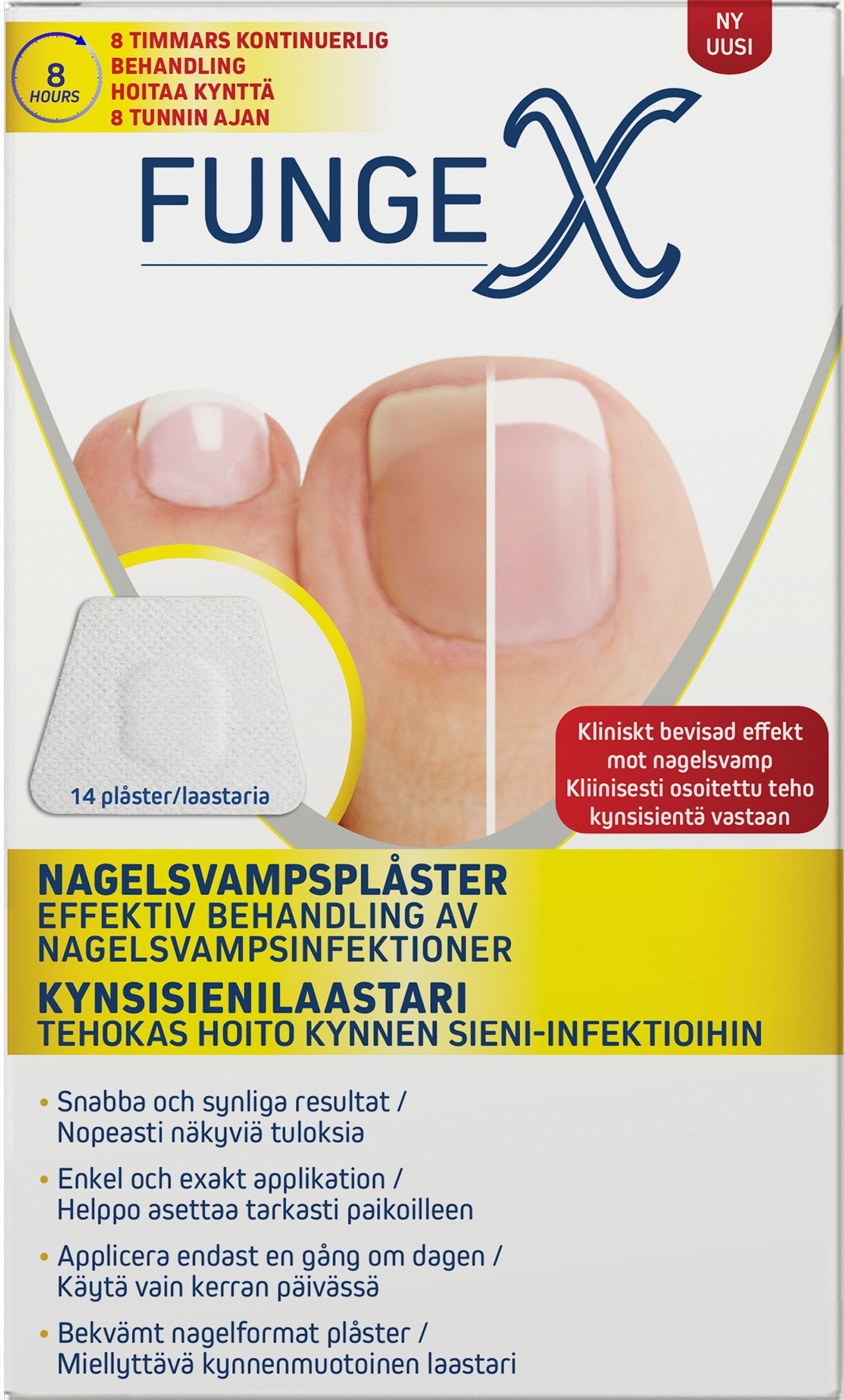 FungeX Nagelsvampsplåster 14 st