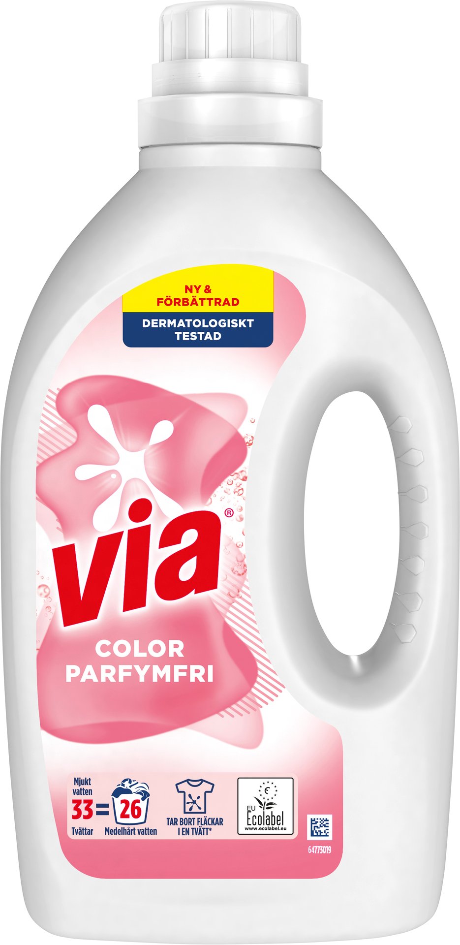 Via Color Sensitive Flytande Tvättmedel 1320 ml 33 tvättar