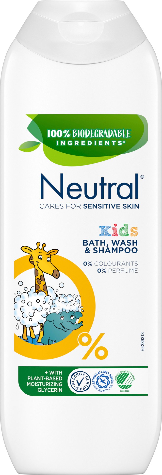 Neutral 0% Kids Badschampo 250 ml