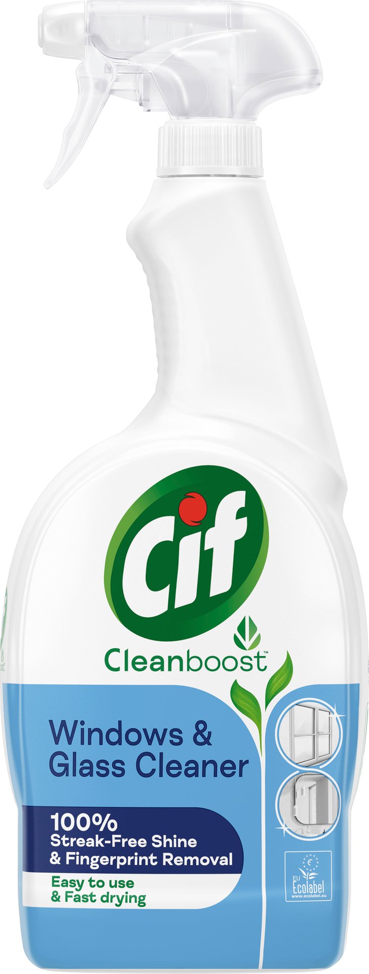 Cif Power & Shine Rengöringsspray Fönster & Glas 750 ml
