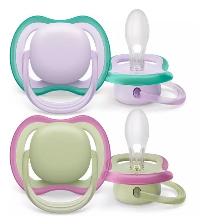 Philips Avent Ultra Air Napp Grön/Lila 0-6 månader 2 st