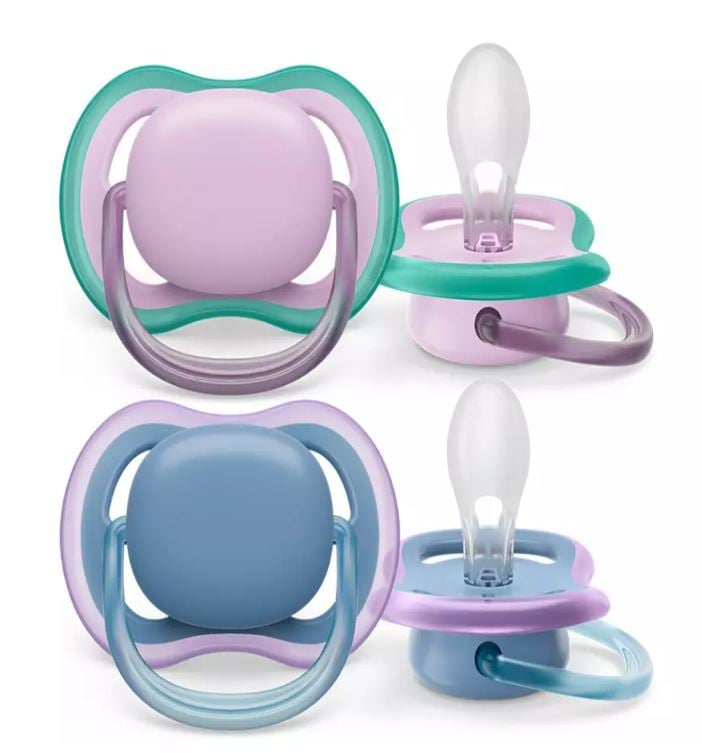 Philips Avent Ultra Air Napp Lila/Blå 6-18 månader 2 st