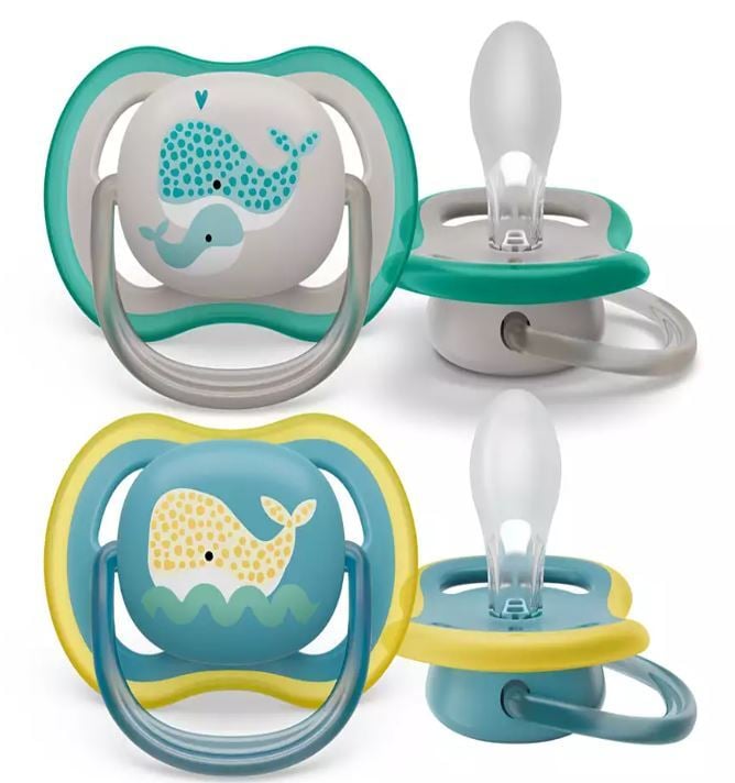 Philips Avent Ultra Air Napp Blå/Grå 18+ månader 2 st