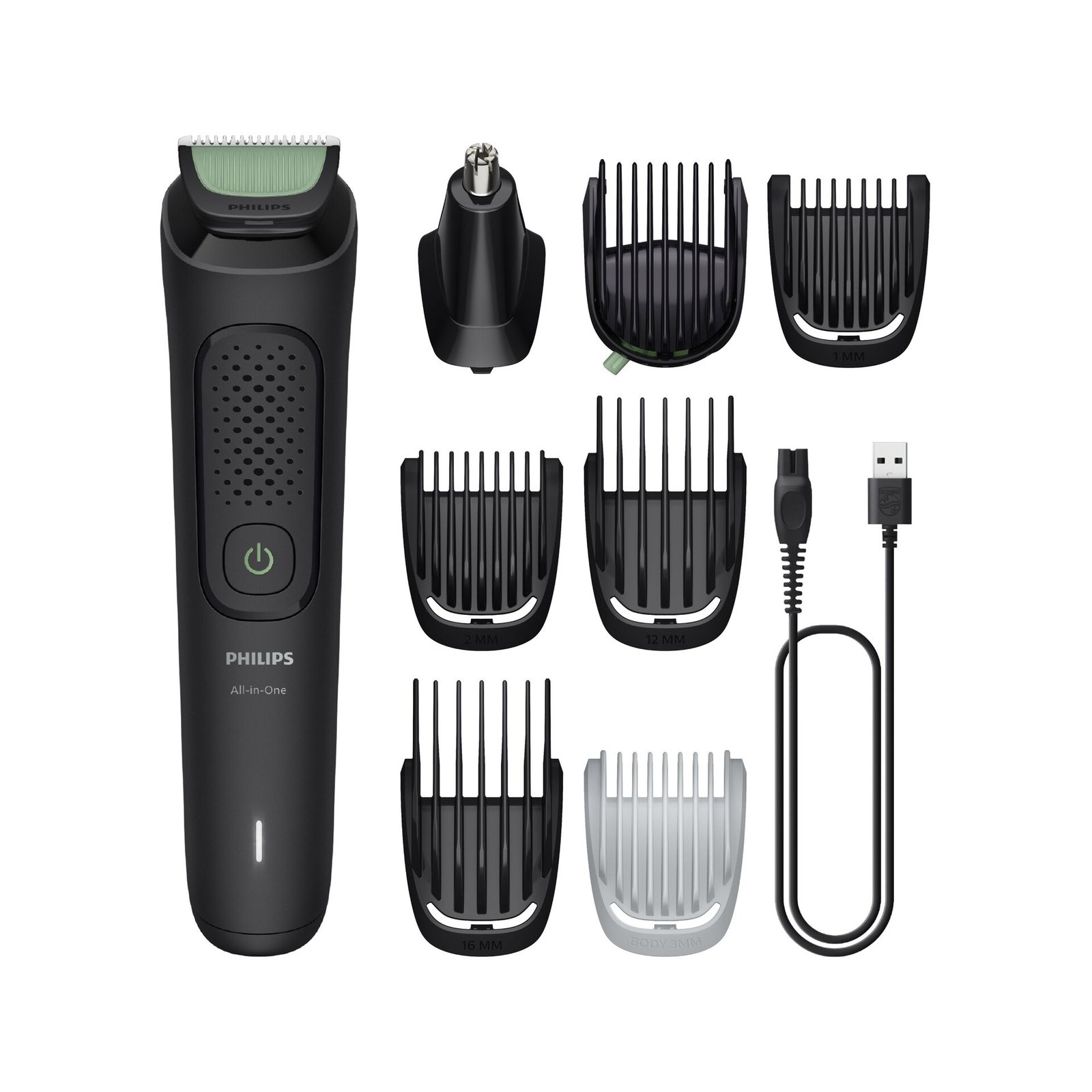 Philips Multigroom series 3000 MG3910/40 9-in-1, Face and Hair