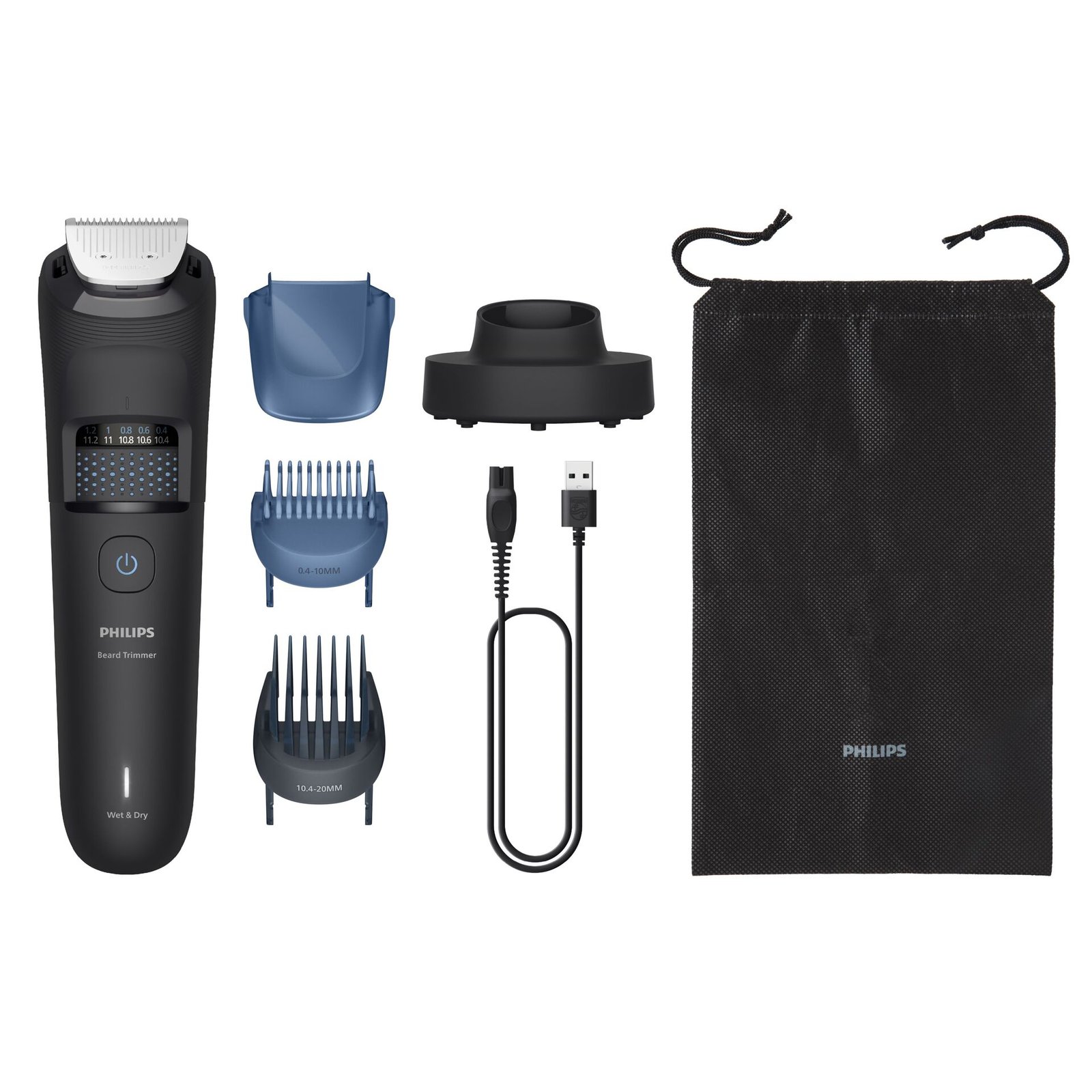Beard Trimmer 5000 Series Skäggstyling med håruppsamlare