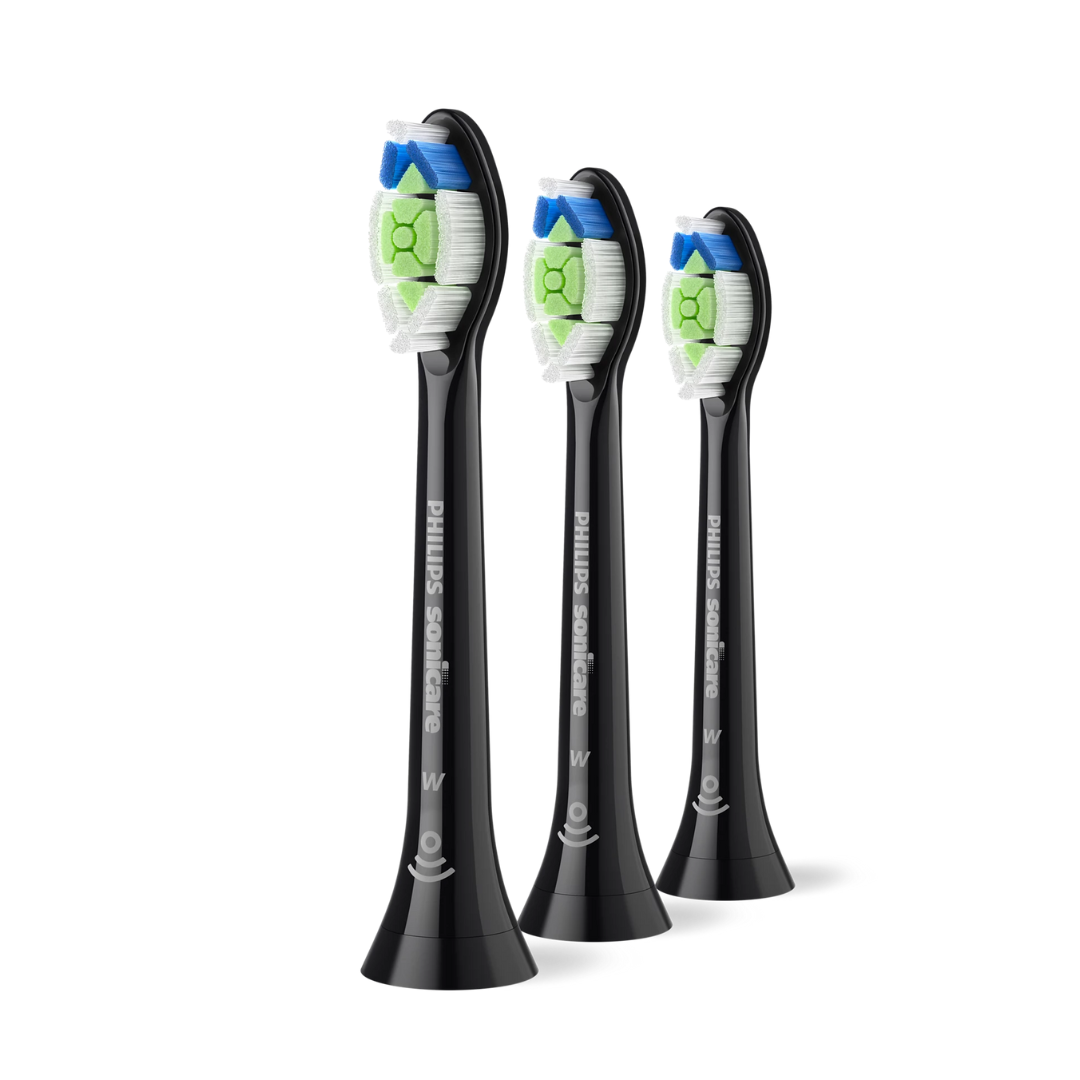 Philips Sonicare Optimal White 2+1 pack brush heads Black