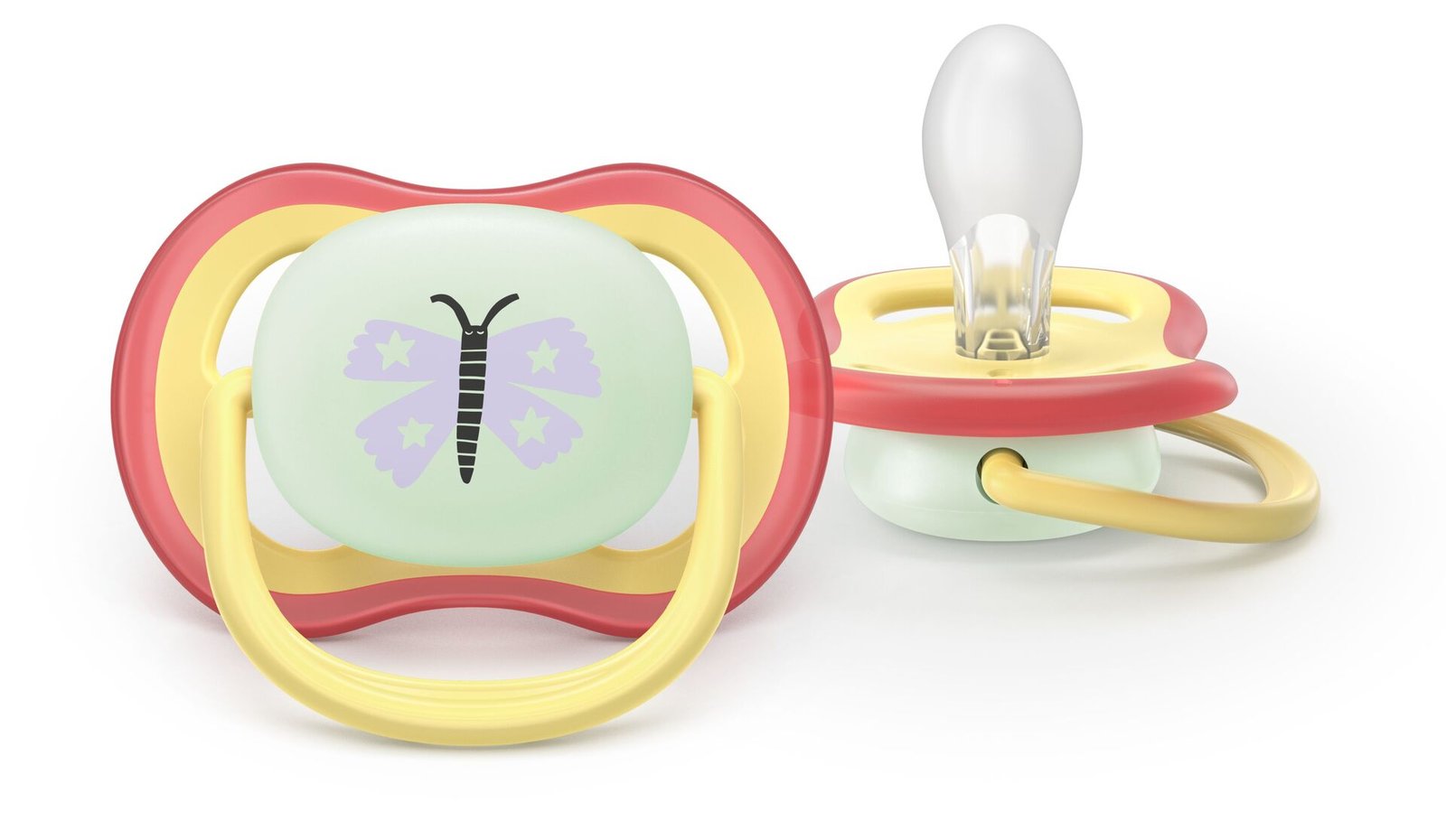 Philips Avent Pacifier ultra air natt SOOTHER AIR NIGHTTIME 0-6 mån 2-pack