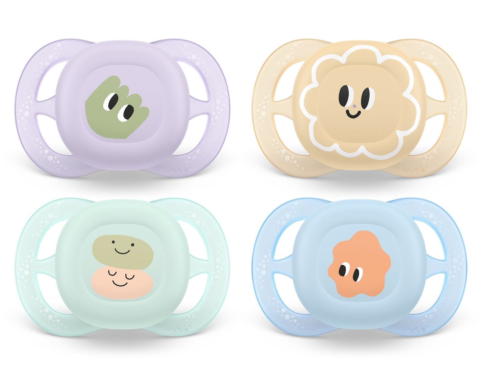 Philips Avent Ultra Start Napp 0 till 2 månader Mix Motiv 2 st