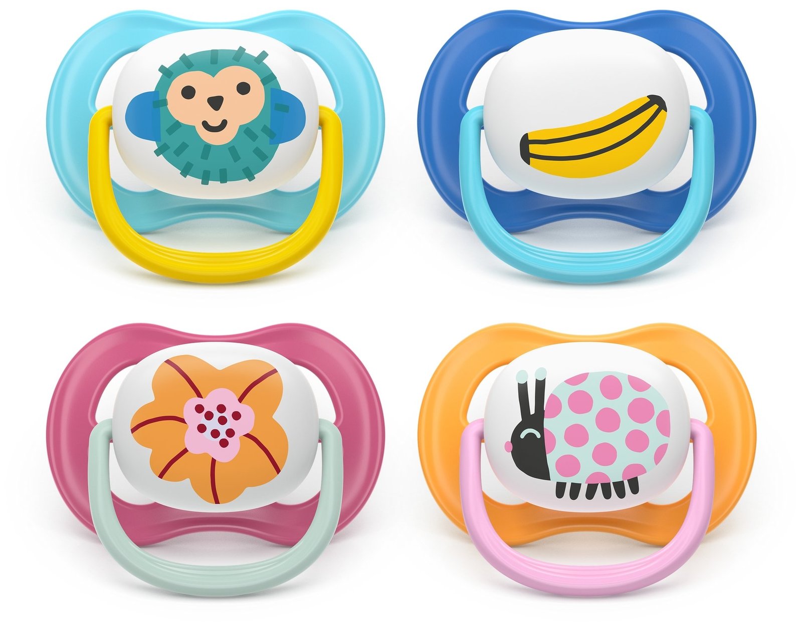 Philips Avent Ultra Air Napp 6 till 18 månader Mix 2 st