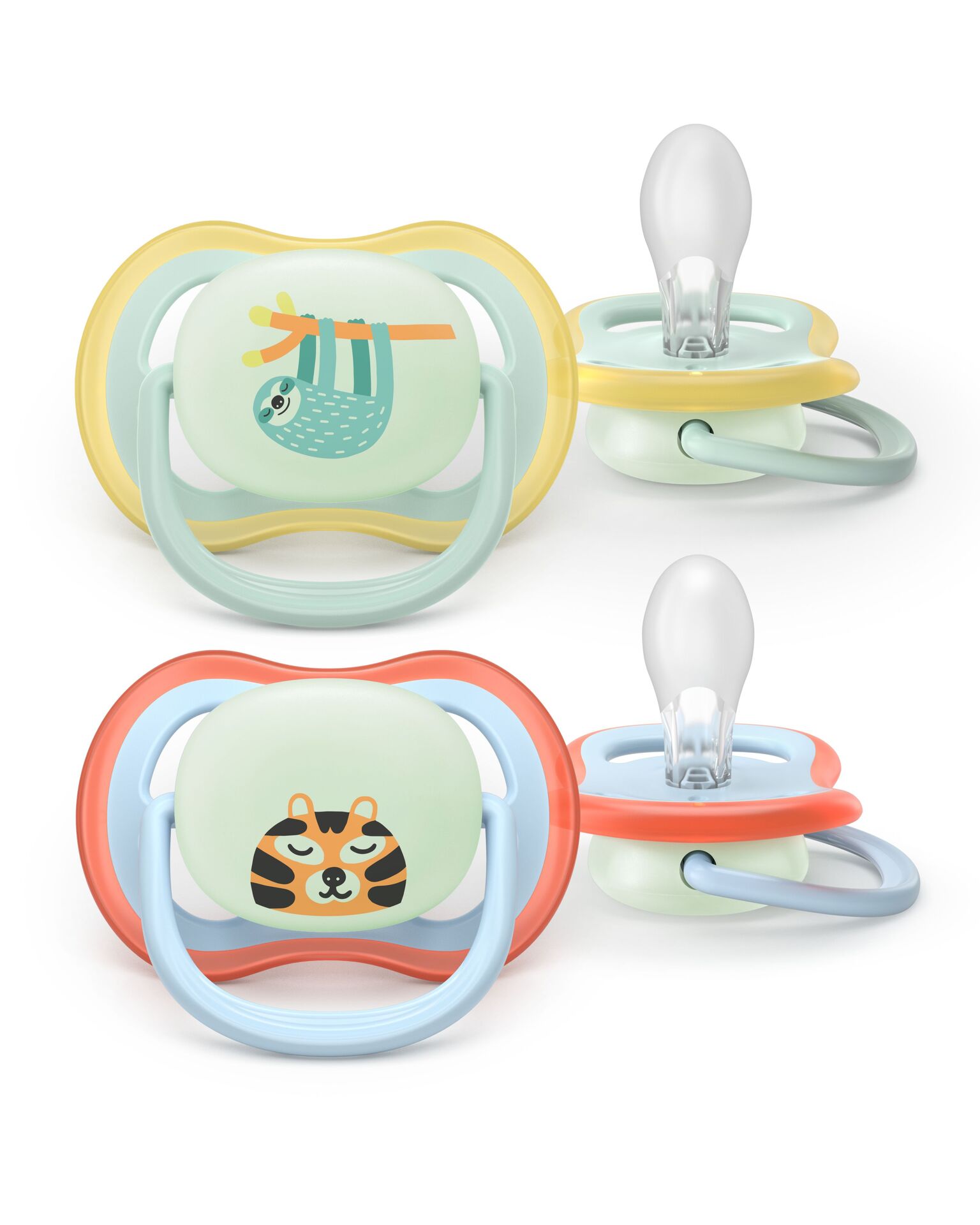 Philips Avent Pacifier ultra air natt SOOTHER AIR NIGHTTIME 0-6 mån 2-pack