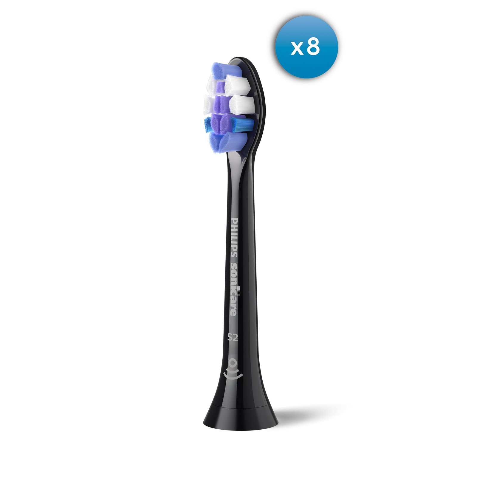 Philips Sonicare Sensitive borsthuvuden Svart 8 st
