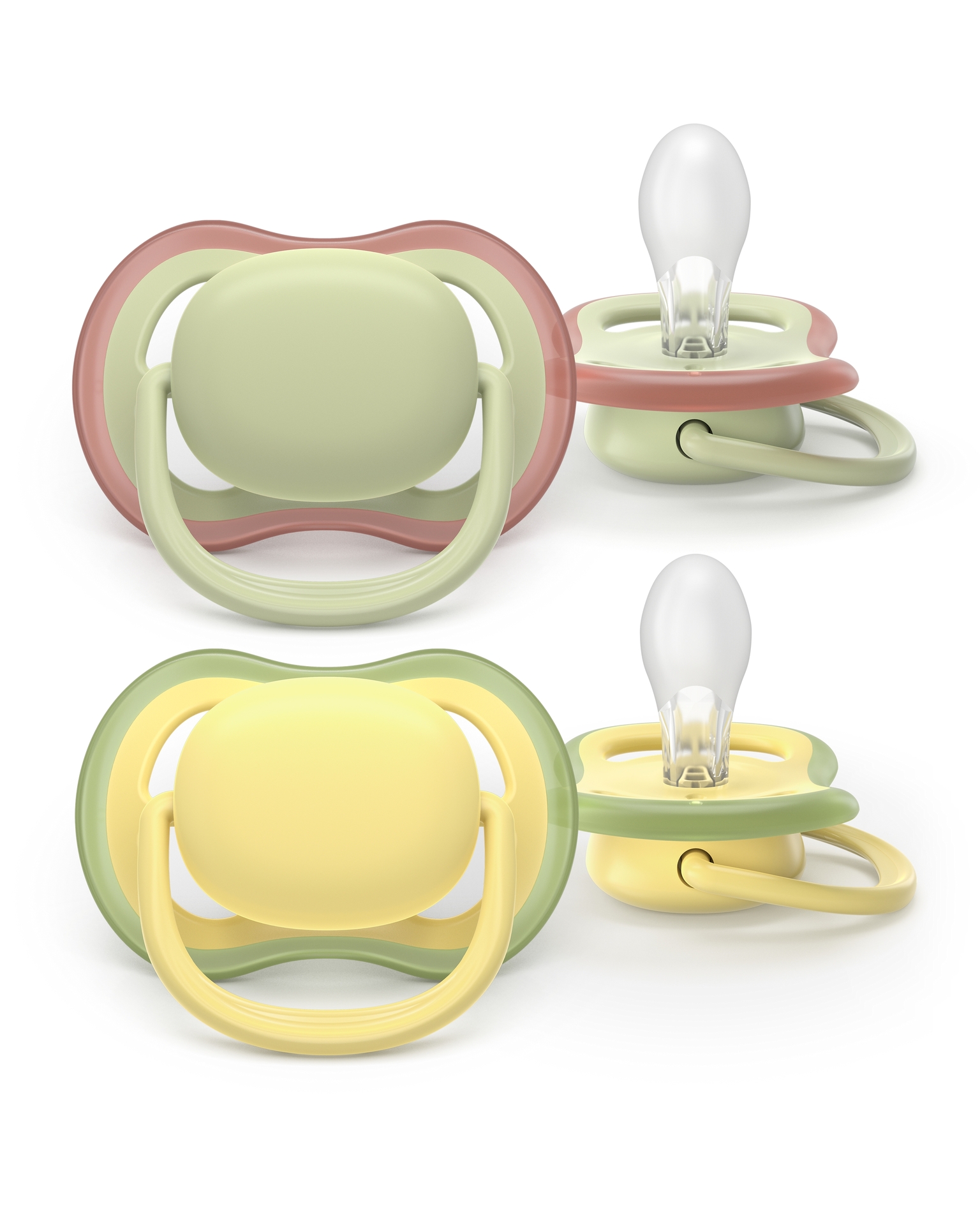 Philips Avent Ultra Air Napp 18 månader och uppåt Grön Gul 2 st