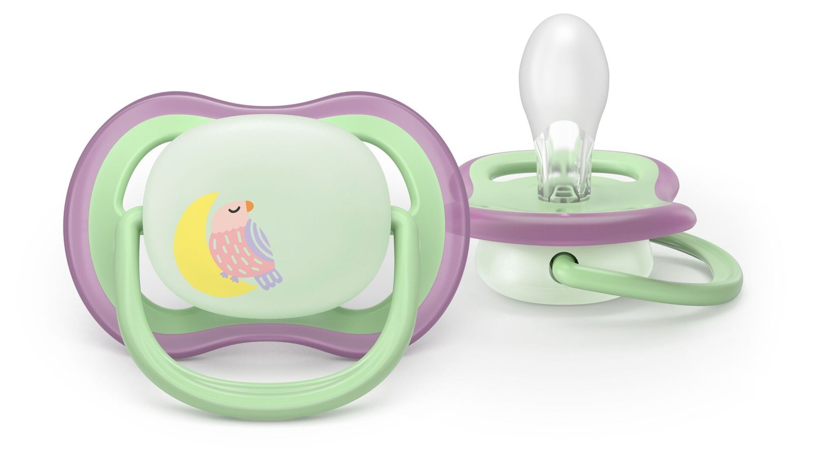 Philips Avent Pacifier ultra air natt SOOTHER AIR NIGHTTIME 6-18 mån 2-pack