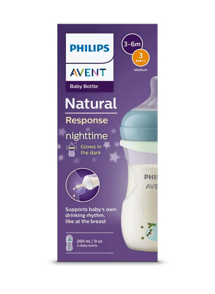 Philips Avent Natural Response Nighttime Nappflaska 260 ml