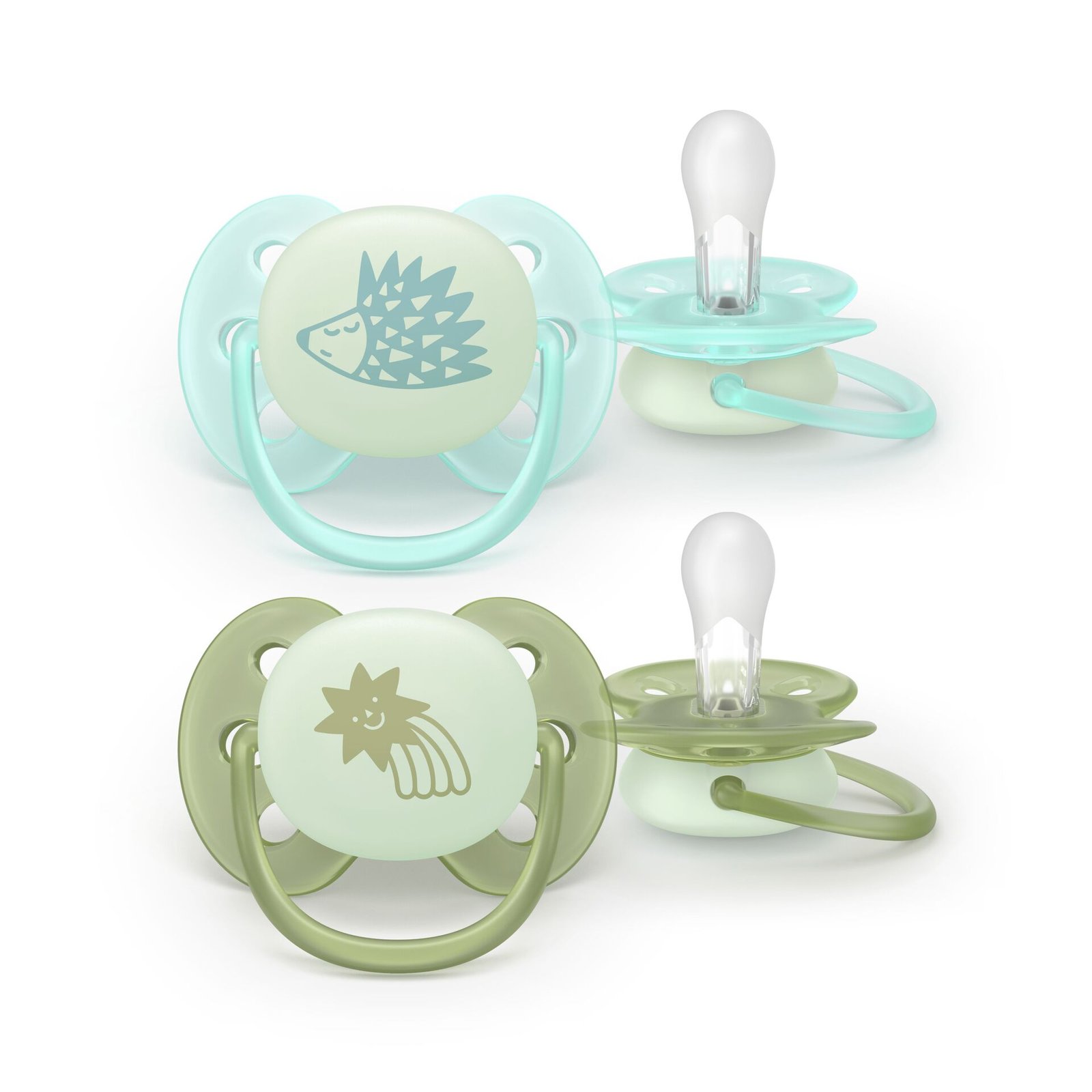 Philips Avent Pacifier ultra soft Nighttime SOOTHER SOFT 0-6 mån 2-pack