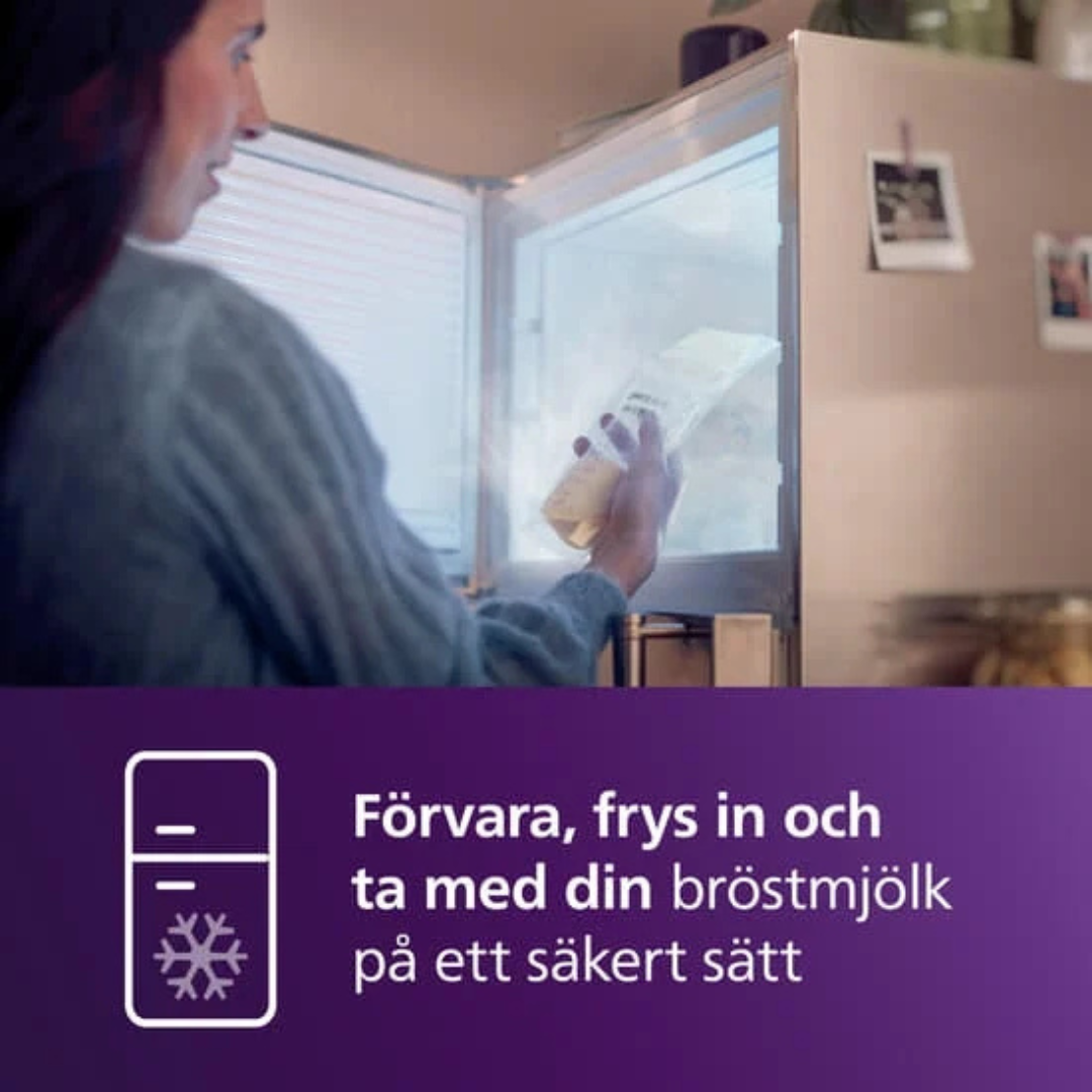 Förvaringspåsar för bröstmjölk 180 ml x 50 st