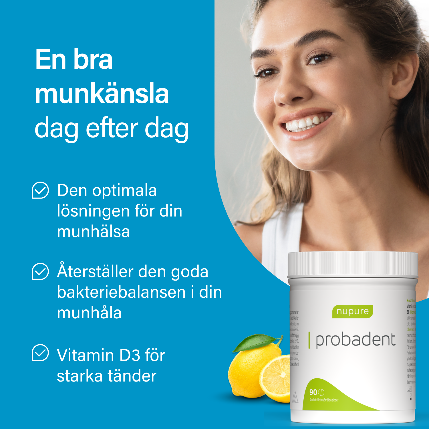 nupure probadent 90 tabletter