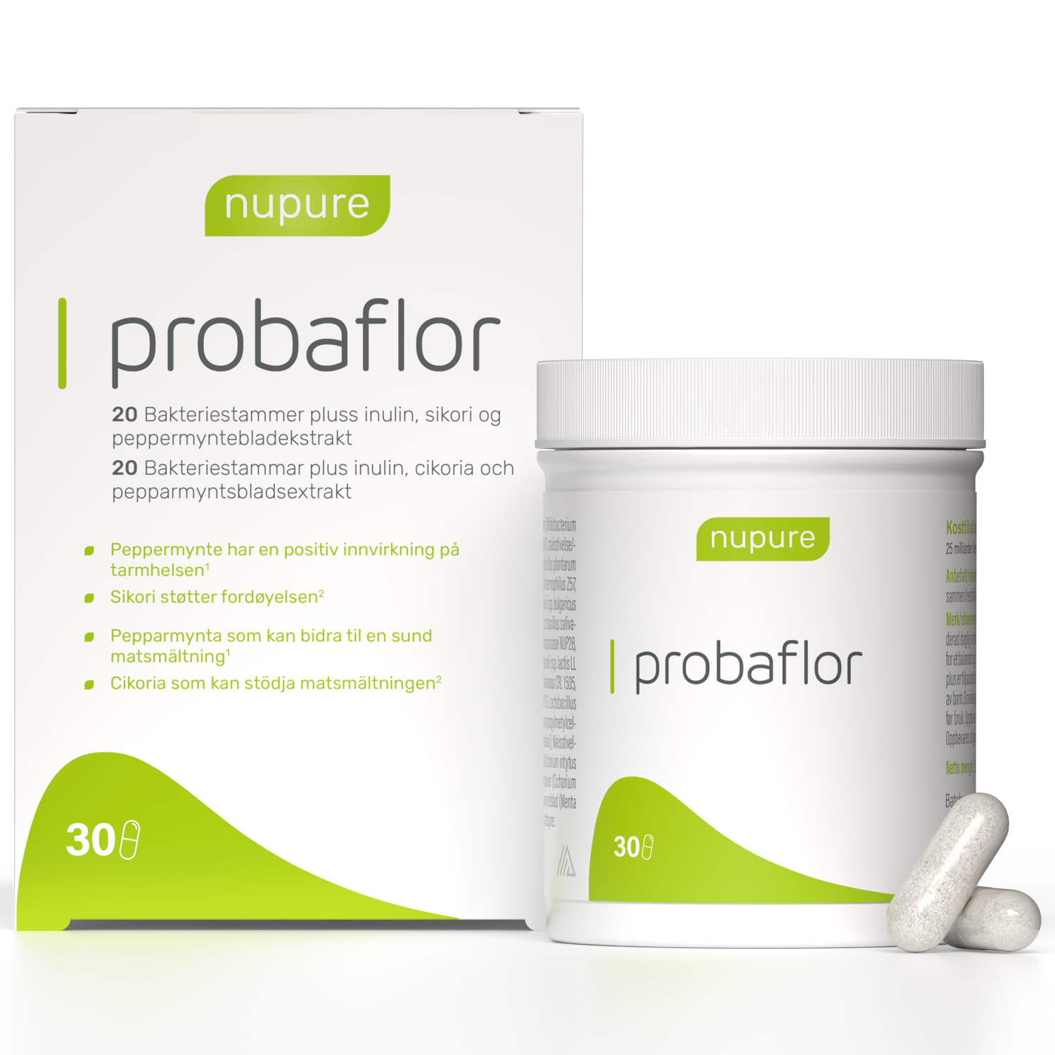 nupure probaflor 30 kapslar