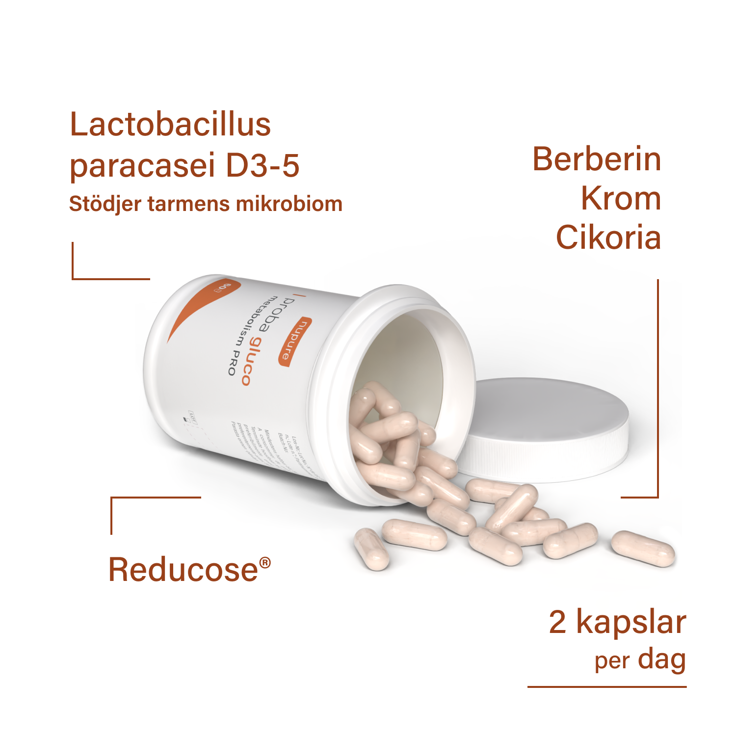 Nupure Proba Gluco Metabolism PRO 60 kapslar