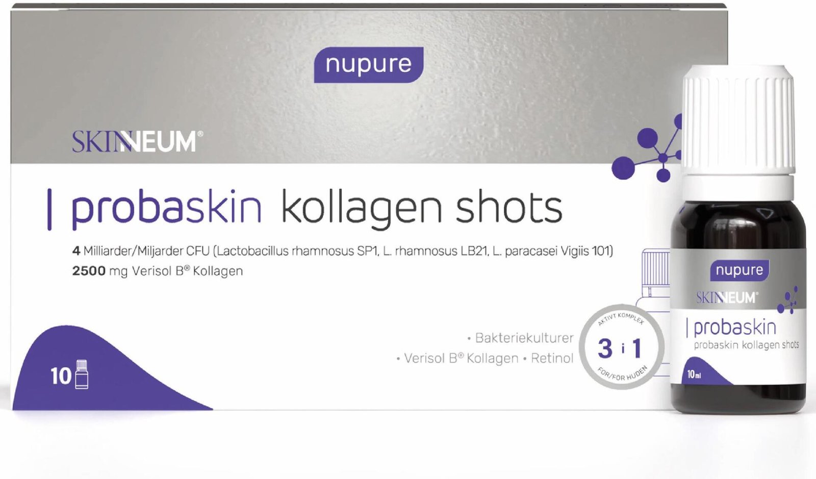 Nupure Probaskin Kollagen Shots 10 flaskor