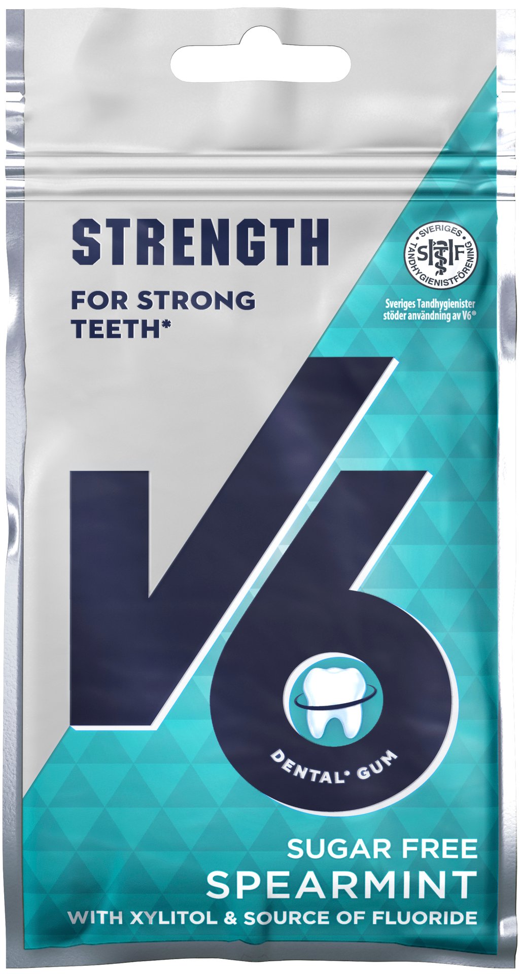 V6 Strong Teeth Spearmint 30 g