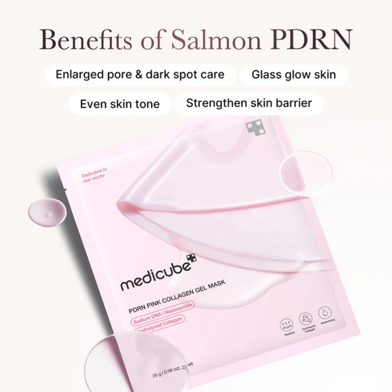 Medicube PDRN Pink Collagen Gel Mask 28 g