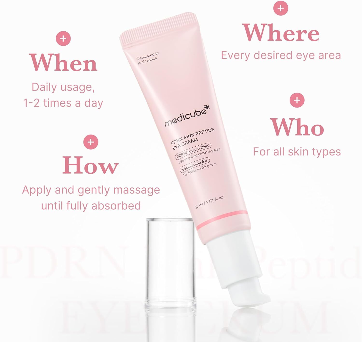 Medicube PDRN Pink Peptide Eye Cream 30 ml