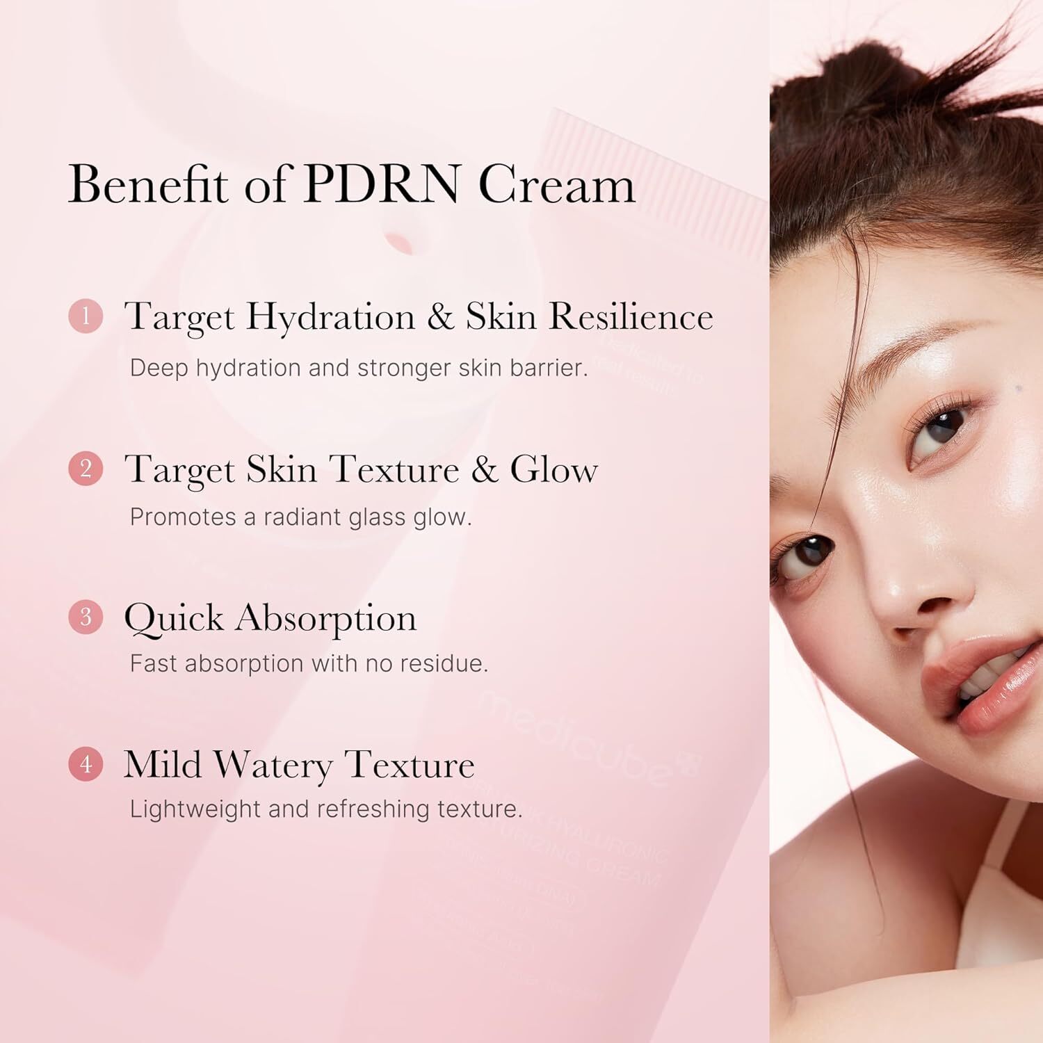 Medicube PDRN Pink Hyaluronic Moisturizing Cream 50 ml