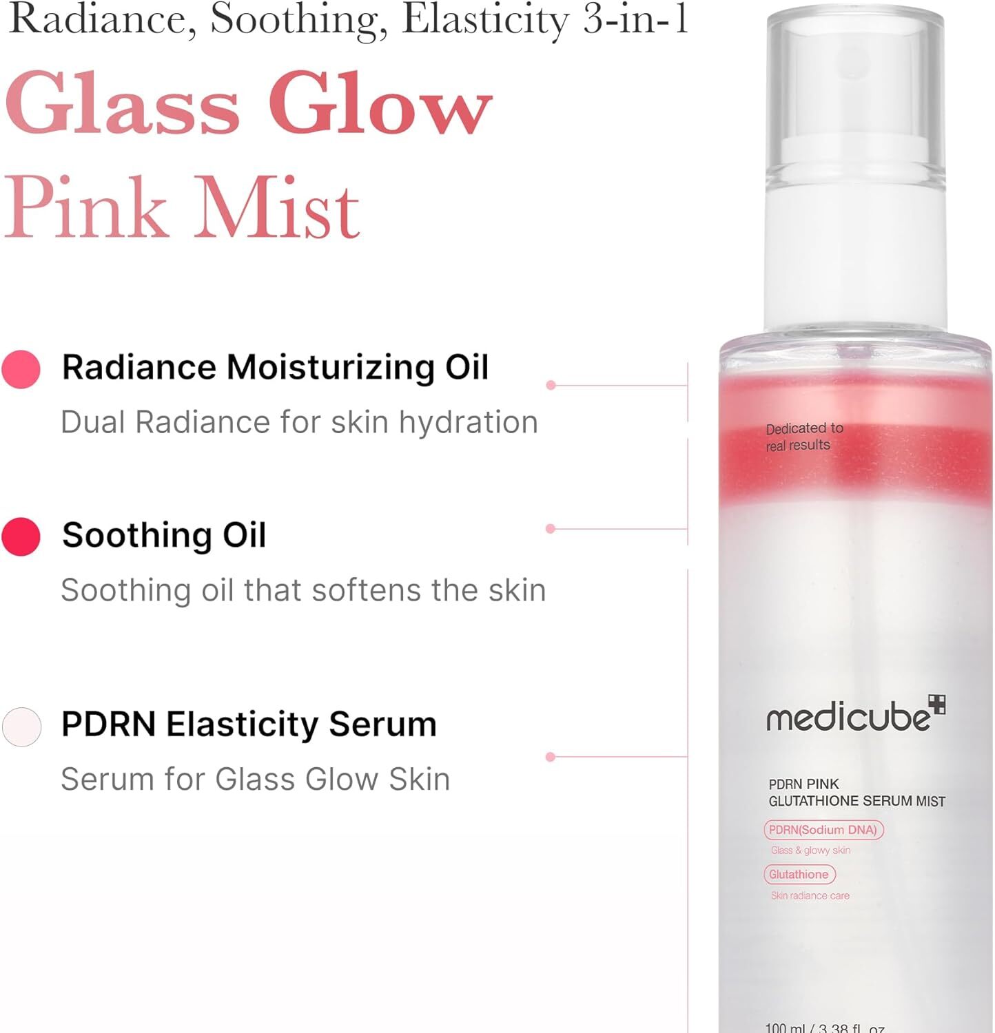 Medicube PDRN Pink Glutathion Serum Mist 100 ml