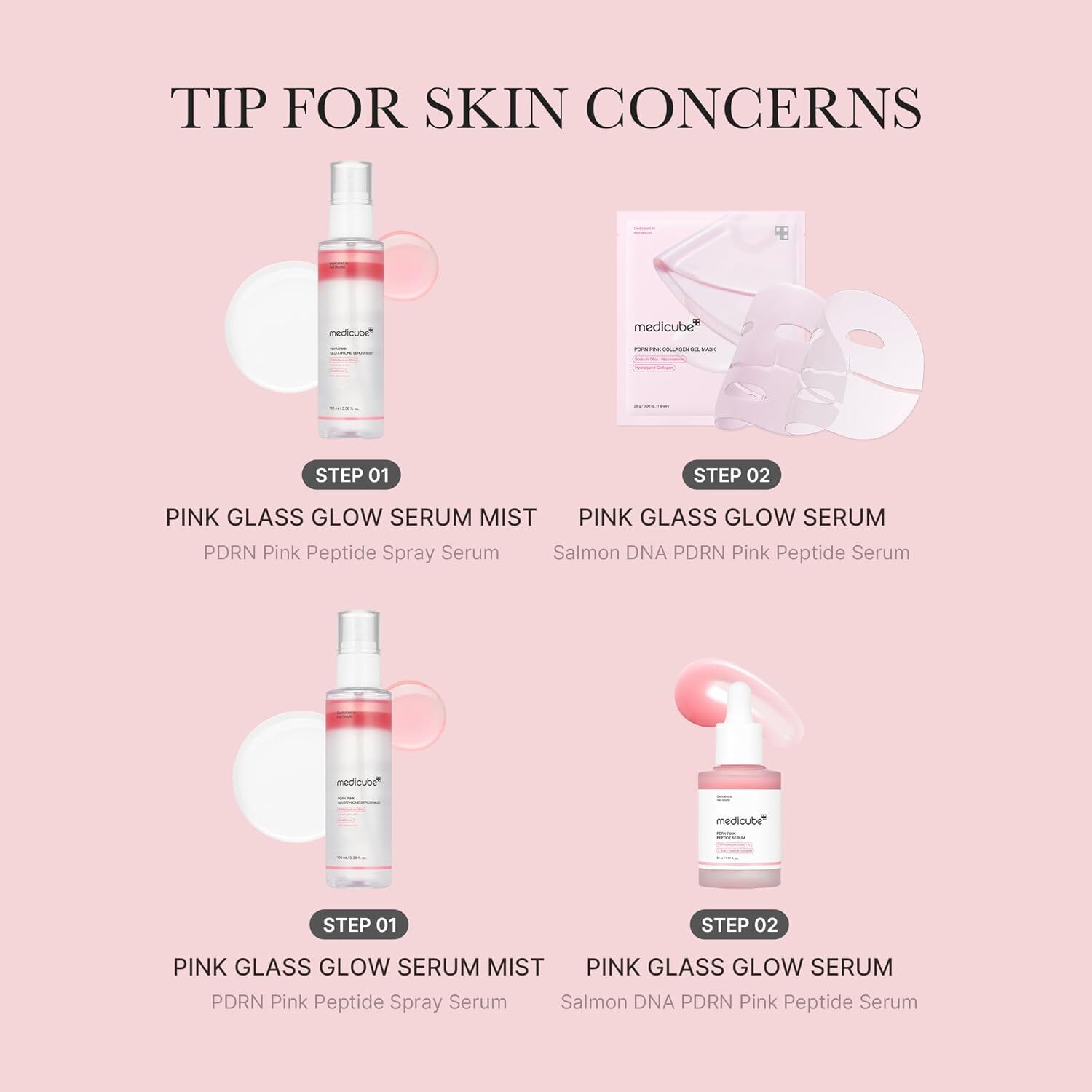 Medicube PDRN Pink Glutathion Serum Mist 100 ml