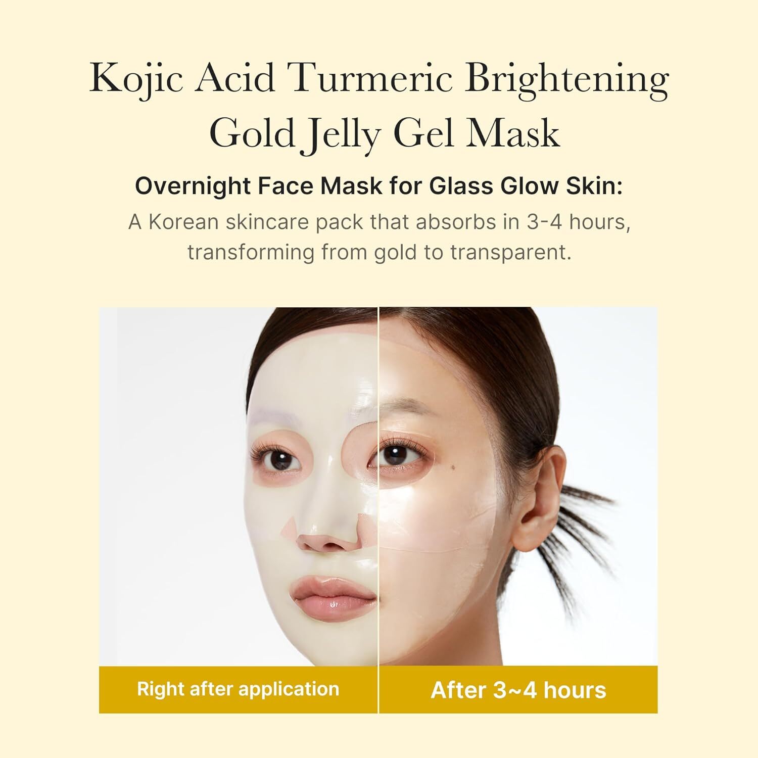 Medicube Kojic Acid Turmeric Brightening Gel Mask 4 st