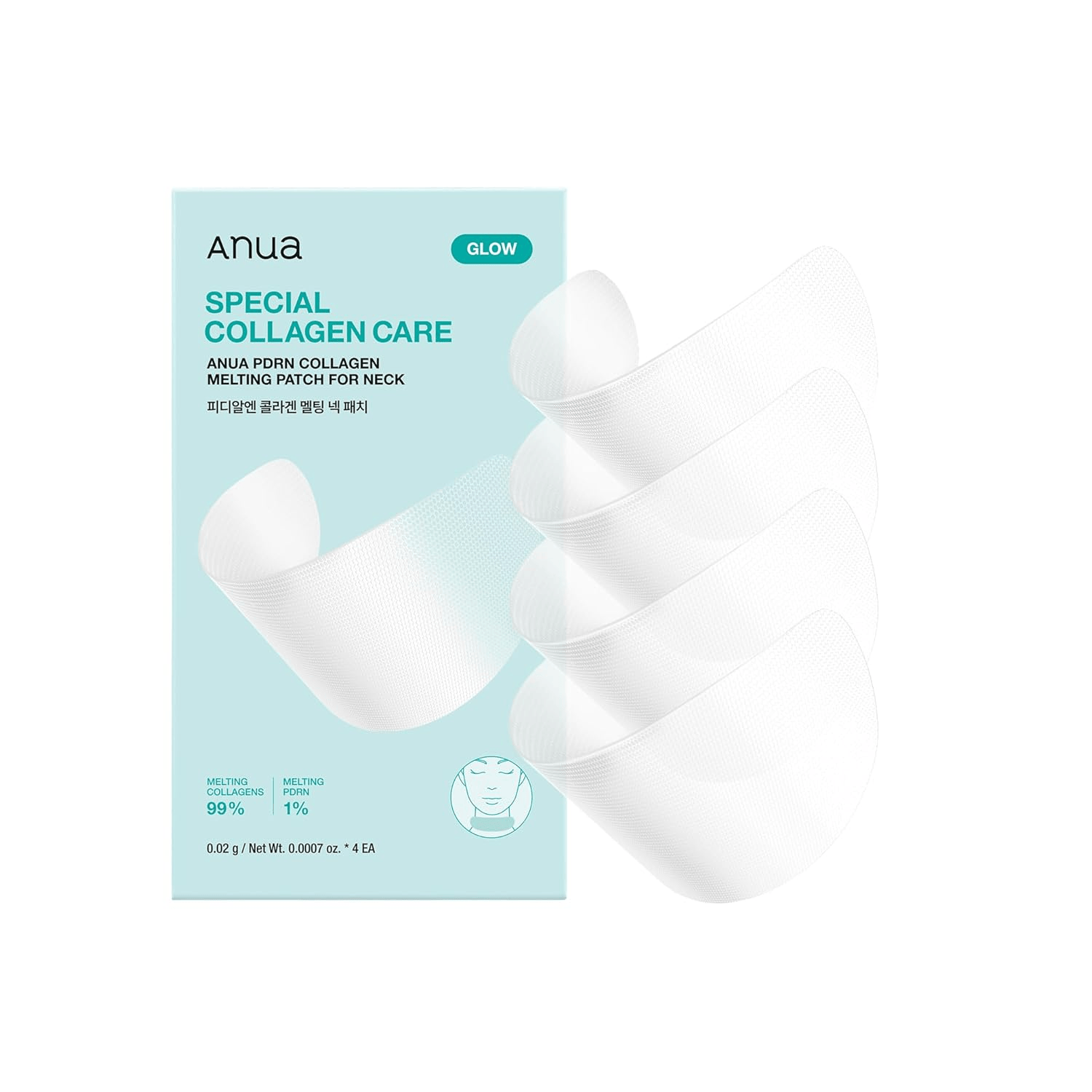 ANUA PDRN Collagen Melting Patch For Neck