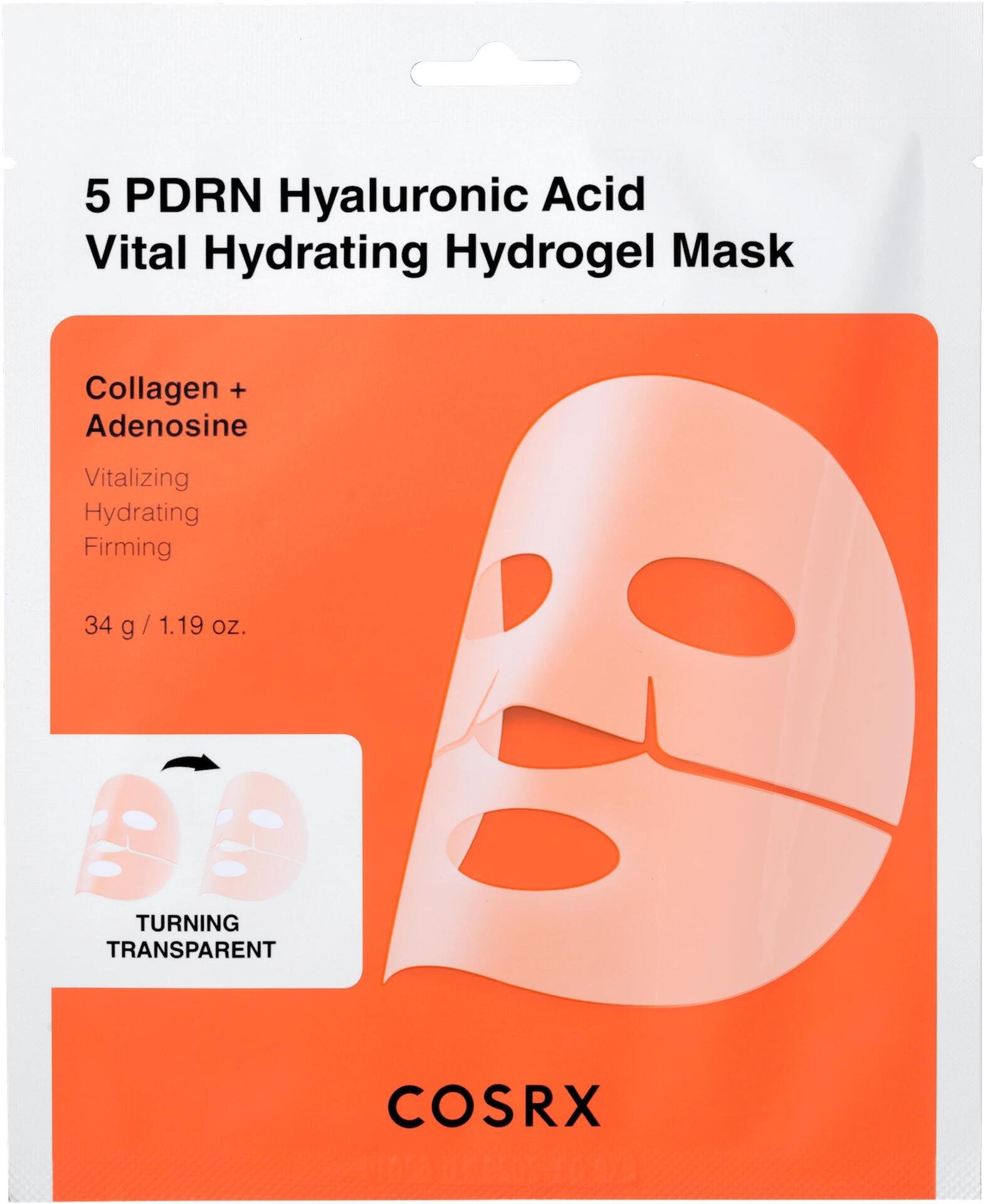 COSRX 5 PDRN Hyaluronic Acid Vital Hydrating Hydrogel Mask