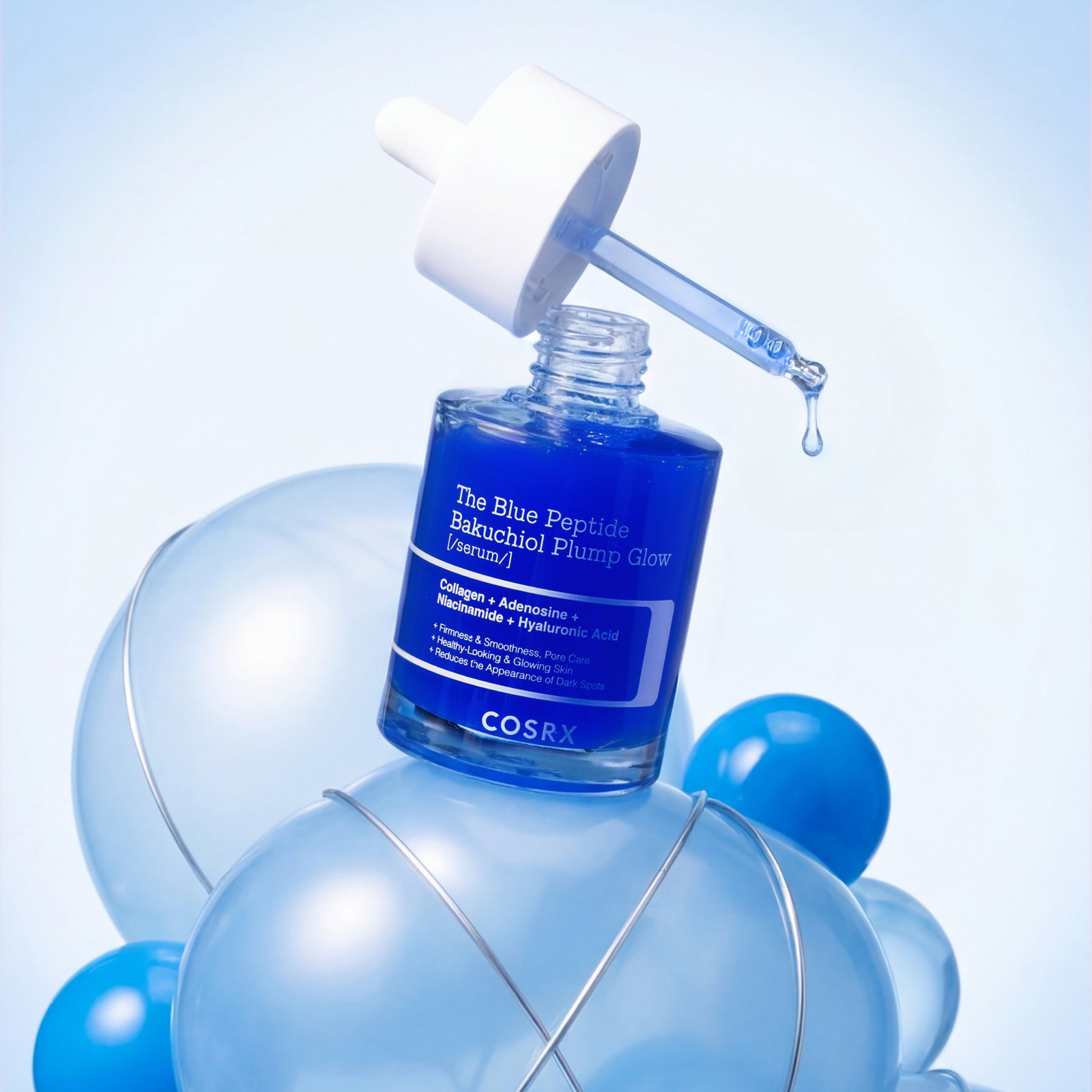 COSRX Blue Peptide Bakuchiol Plump Glow Serum 50ml