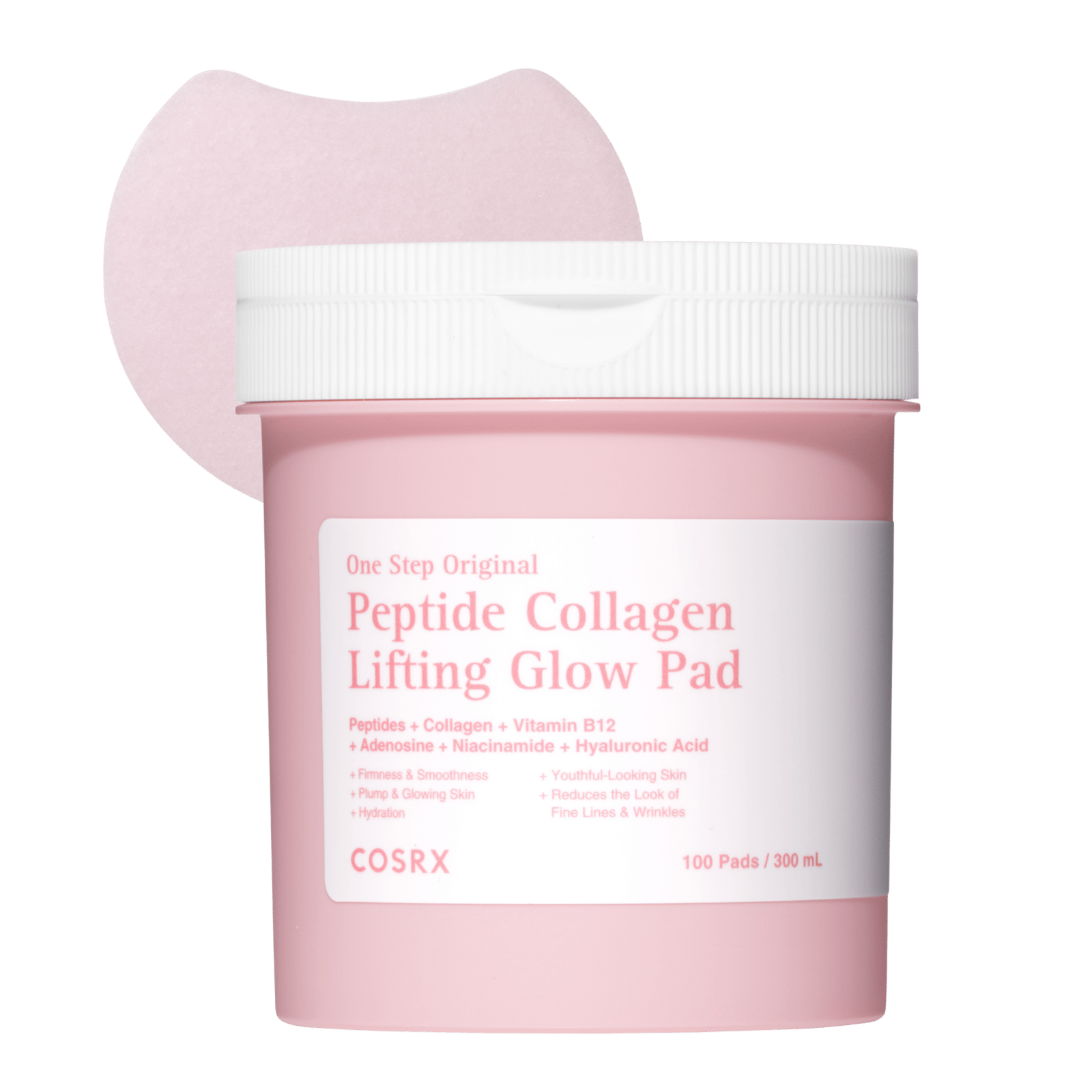 COSRX One Step Original Peptide Collagen Lifting Glow Pad 100 st