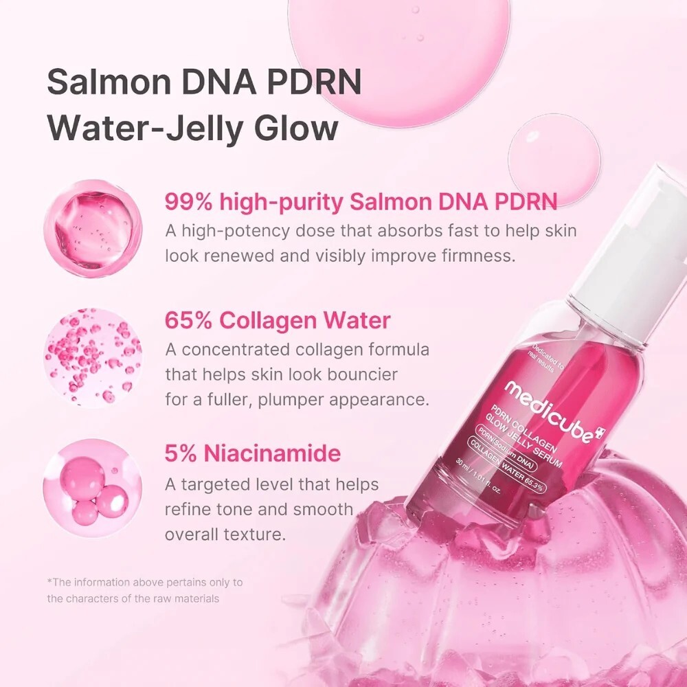 Medicube PDRN Pink Collagen Glow Jelly Serum 30 ml