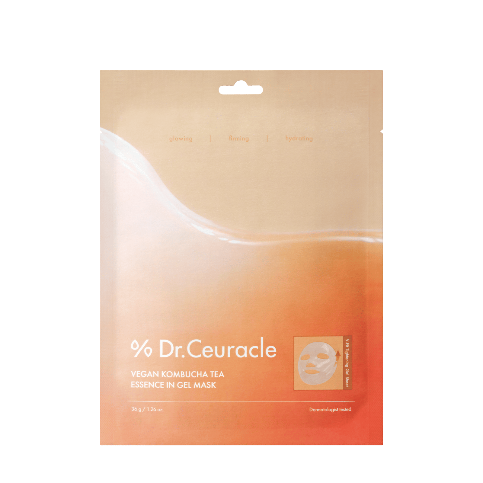Dr.Ceuracle Vegan Kombucha Tea Essence In Gel Mask 36 g