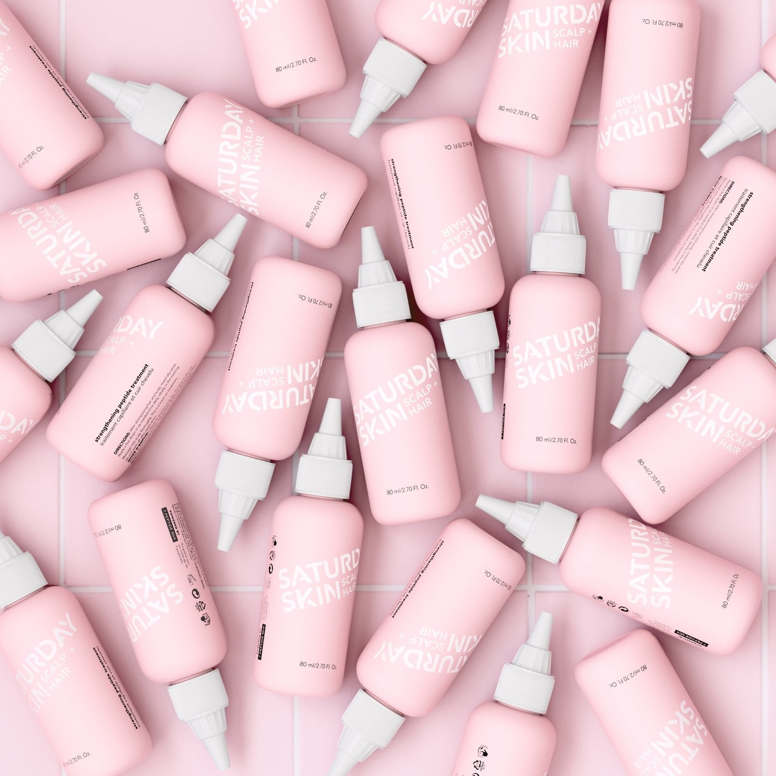 SATURDAY SKIN Scalp + Hair Strengthening Peptide Treatment 80 ml