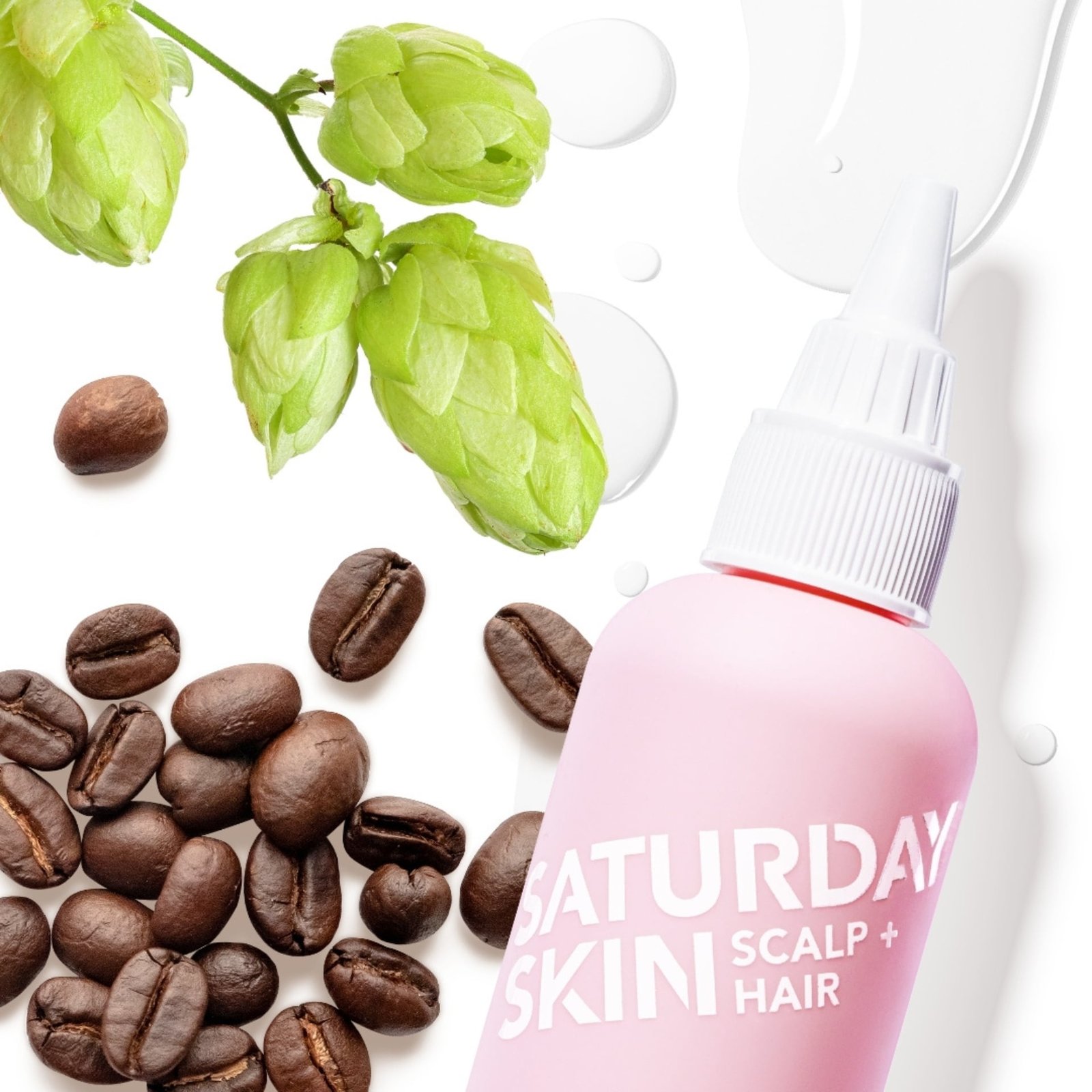 SATURDAY SKIN Scalp + Hair Strengthening Peptide Treatment 80 ml
