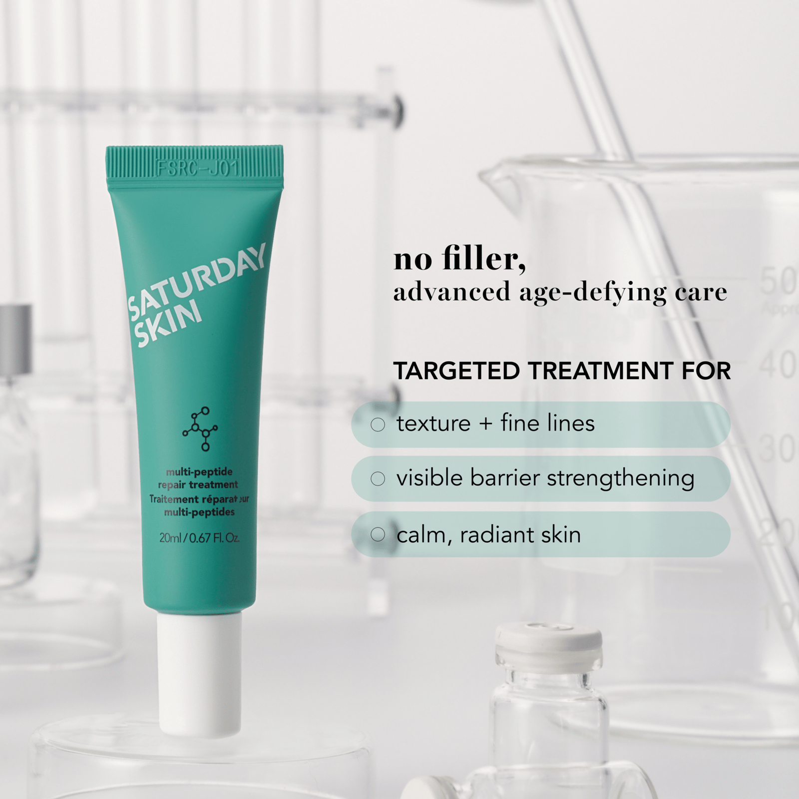 SATURDAY SKIN Multi-Peptide Repair Treatment 20 ml