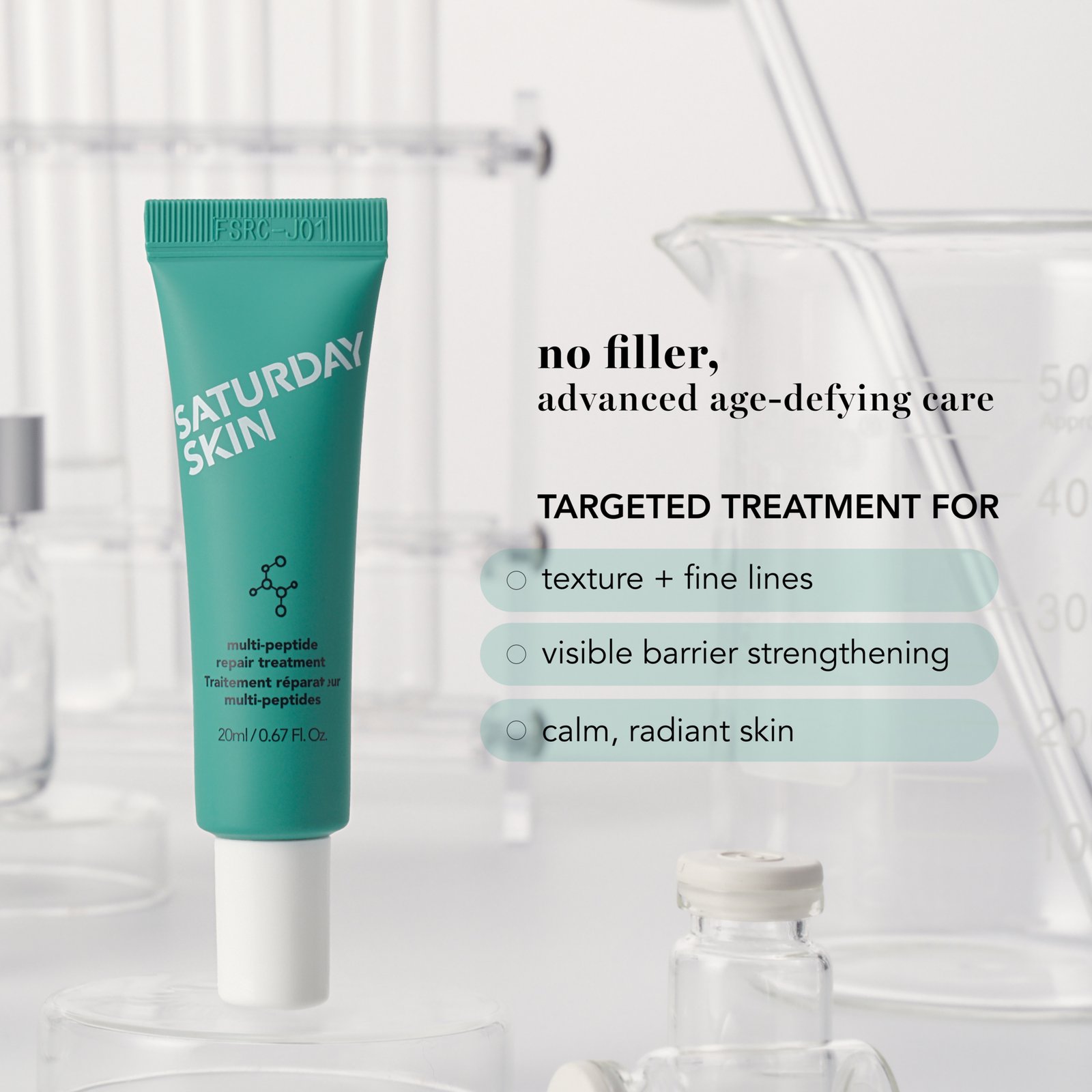 SATURDAY SKIN Multi-Peptide Repair Treatment 20 ml