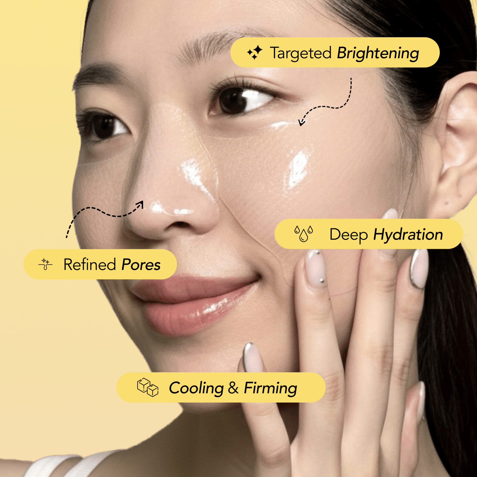SATURDAY SKIN Yuzu Vitamin C Butterfly Hydrogel Mask 4-Pack