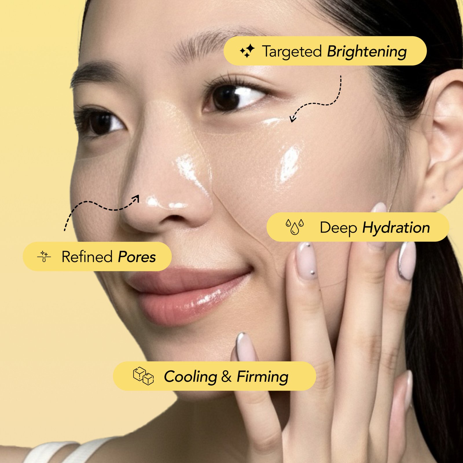 SATURDAY SKIN Yuzu Vitamin C Butterfly Hydrogel Mask 4-Pack